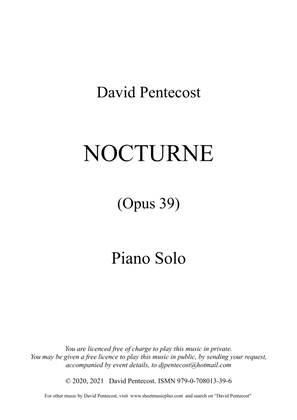 Nocturne, Opus 39