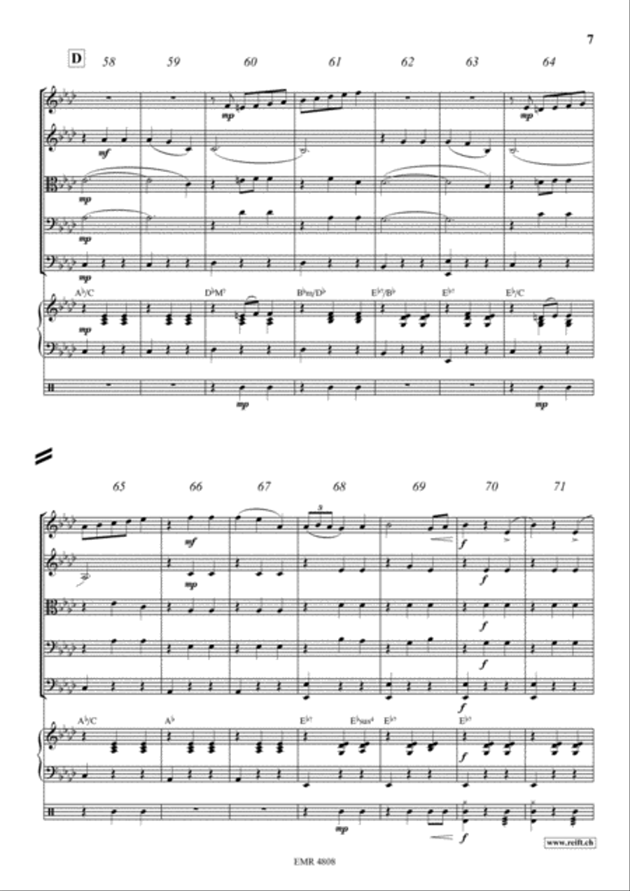 Emperor Waltz Emperor Waltz String Orchestra scores gallery preview page 7