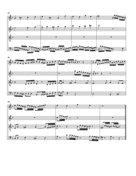 Mein junges Leben hat ein' End SwWV 324 (arrangement for 4 recorders)