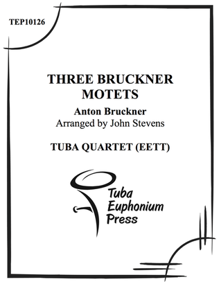 Book cover for Three Bruckner Motets