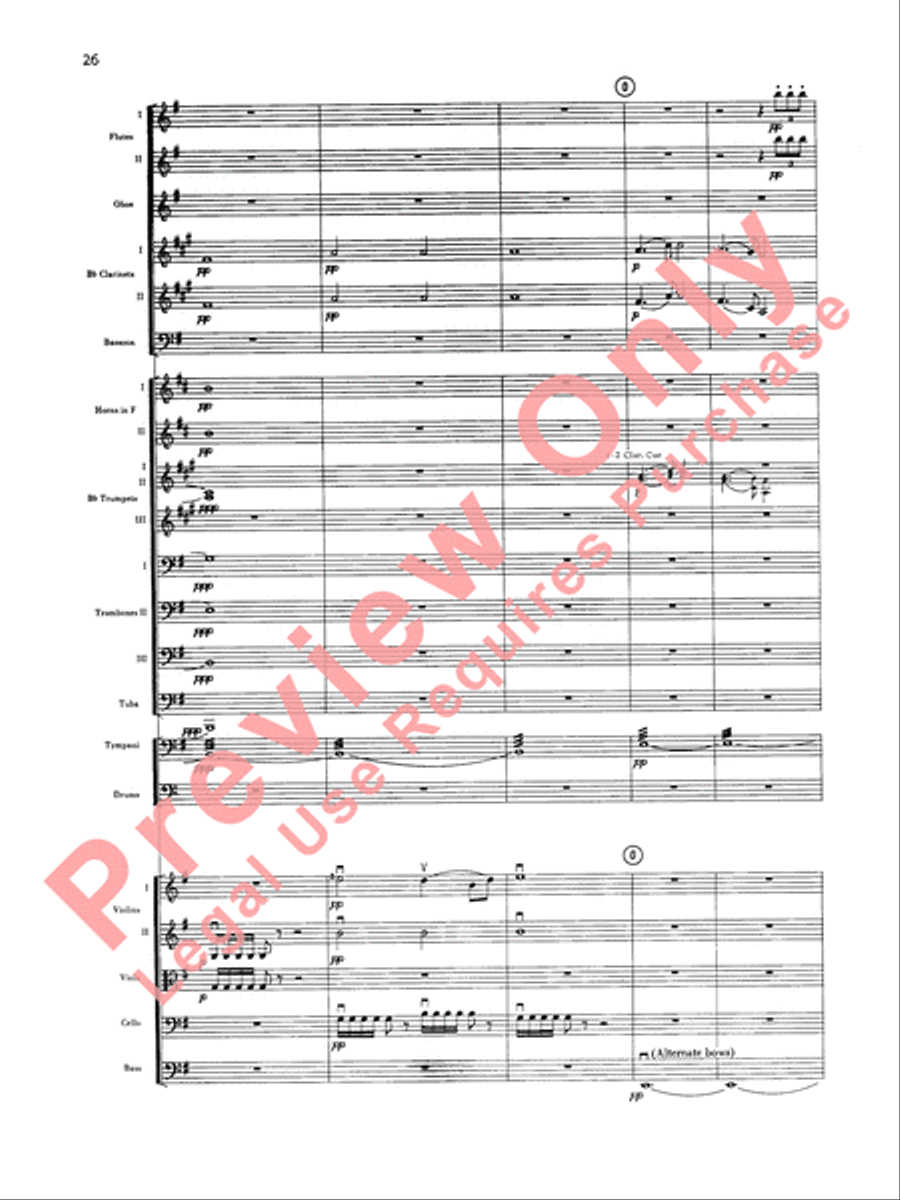 Dvorák's Fifth Symphony (New World, Fourth Movement) Full Orchestra scores gallery preview page 27
