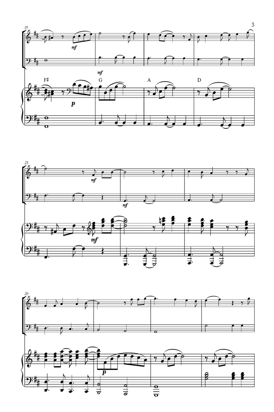 Mary, Did You Know? Flute scores gallery preview page 3