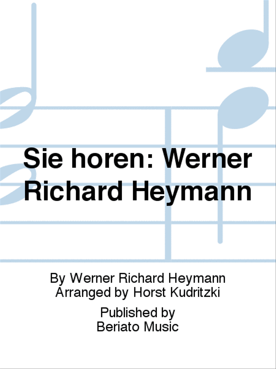 Sie hören: Werner Richard Heymann Orchestra scores gallery preview page 1
