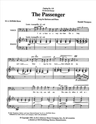 Five Love Songs: 2. The Passenger