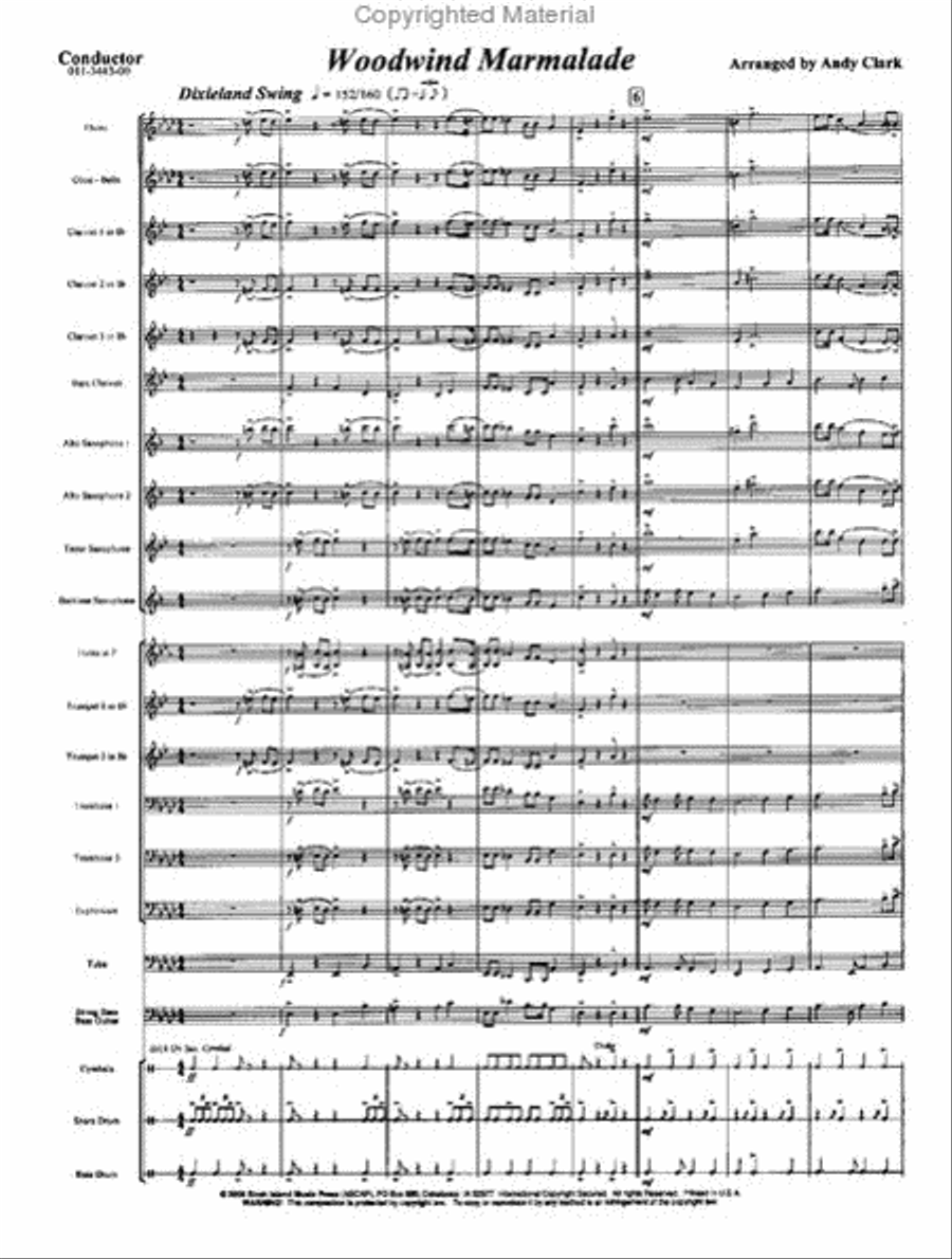 Woodwind Marmalade Concert Band scores gallery preview page 2
