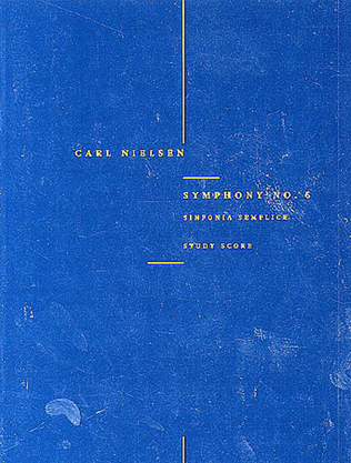 Book cover for Symphony No. 6 "Sinfonia Semplice"