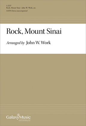 Book cover for Rock, Mount Sinai