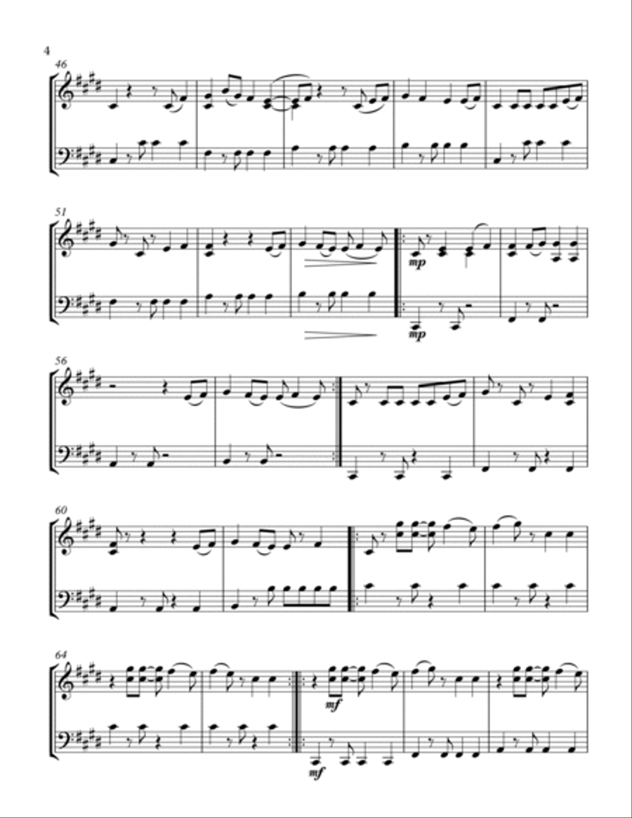 Shape Of You String Duet scores gallery preview page 6