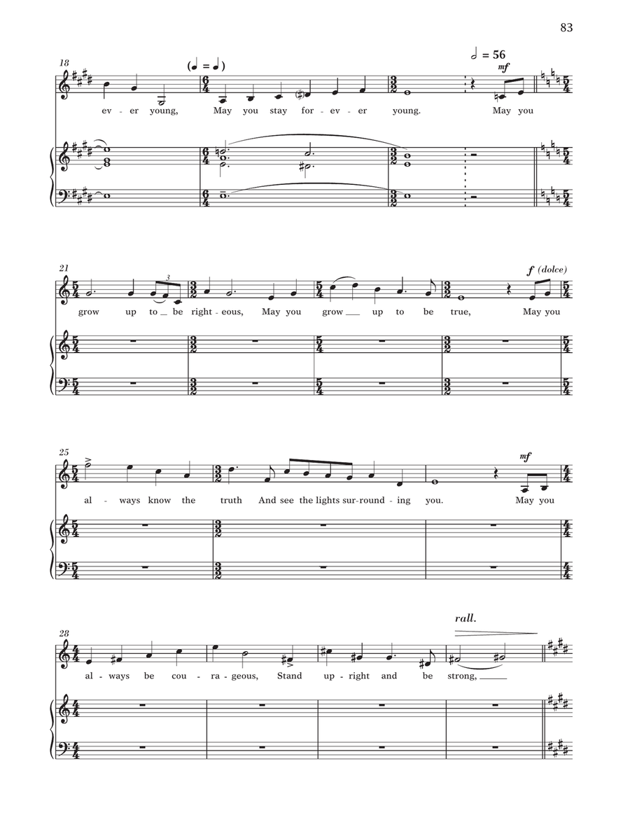Forever Young Forever Young Low Voice scores gallery preview page 2