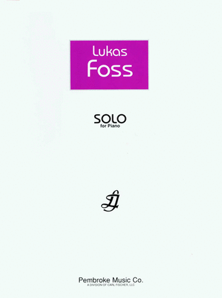 Book cover for Solo for Piano