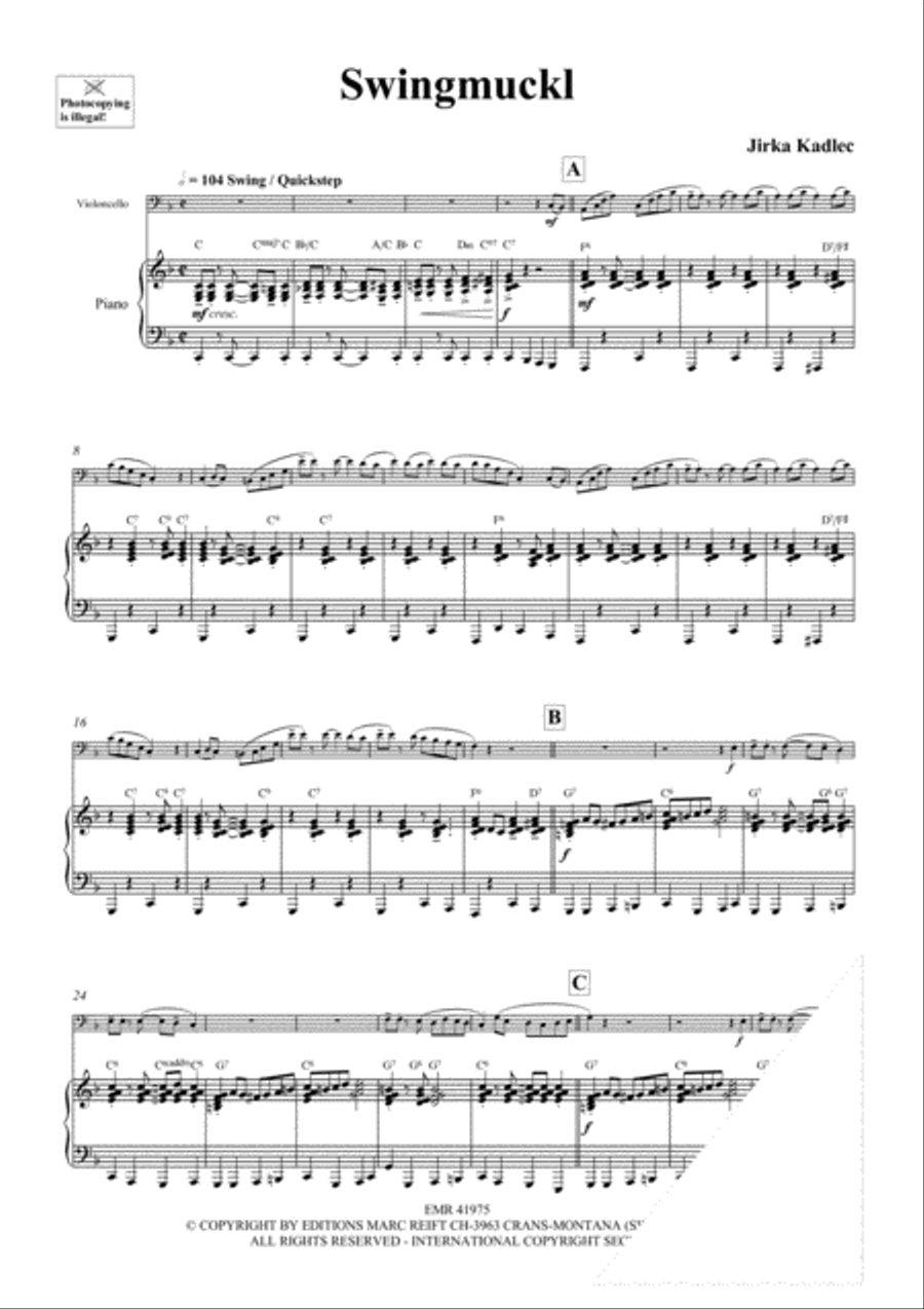 Swingmuckl Piano Accompaniment scores gallery preview page 4