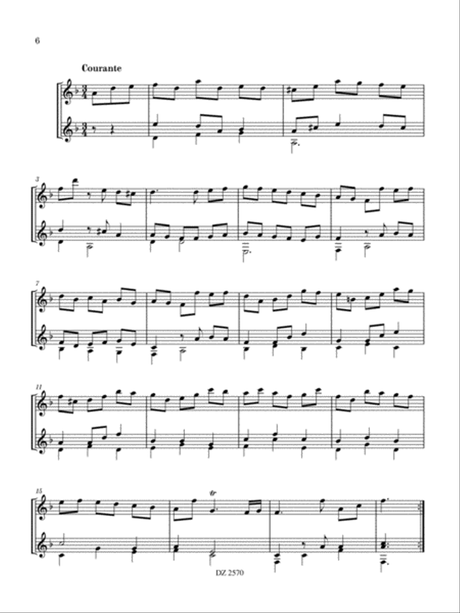 Suite Classical Guitar scores gallery preview page 6