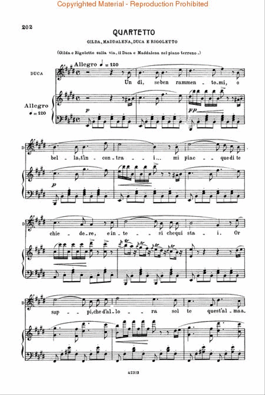 Rigoletto Voice scores gallery preview page 4