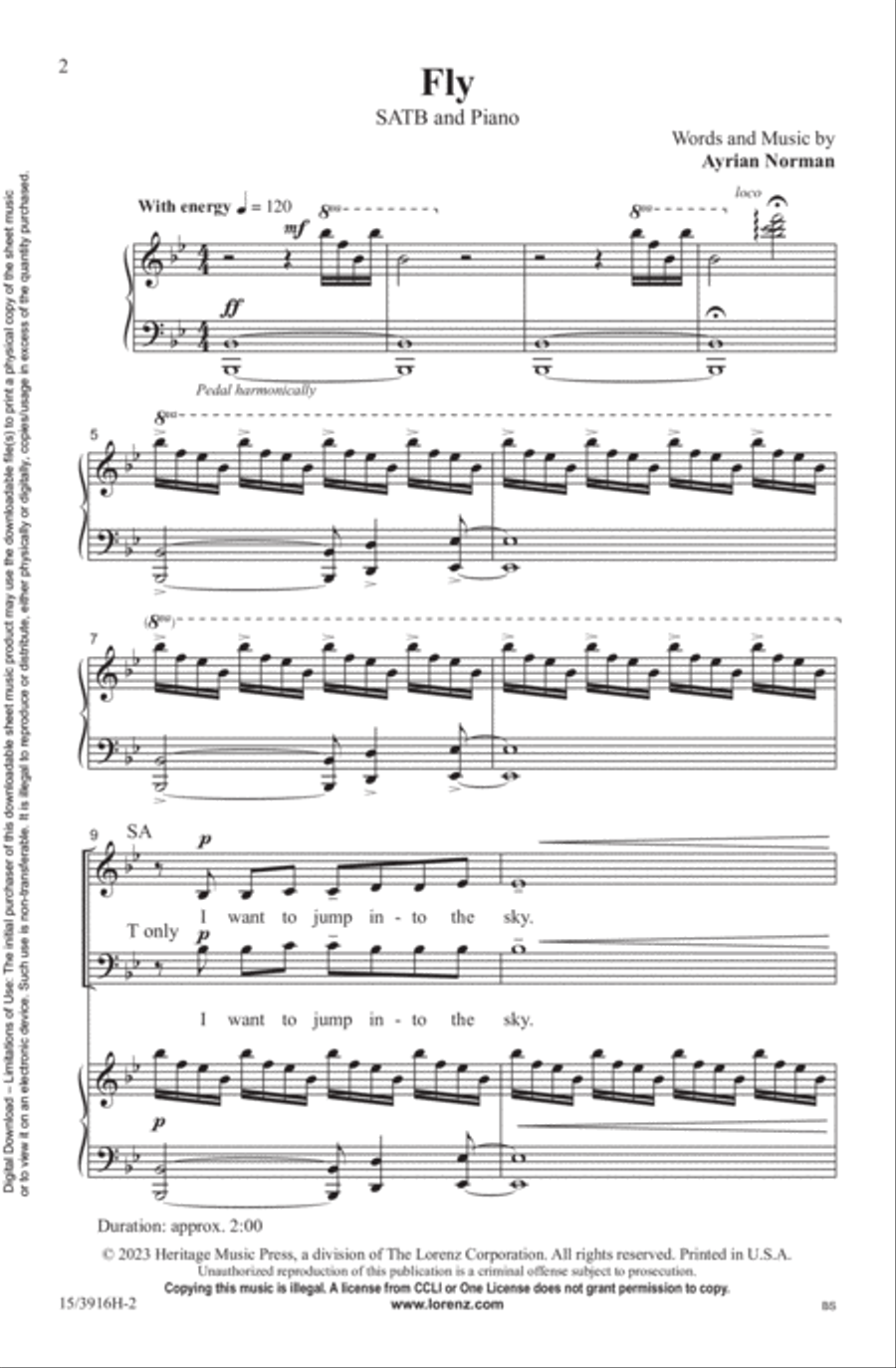 Fly 4-Part scores gallery preview page 2