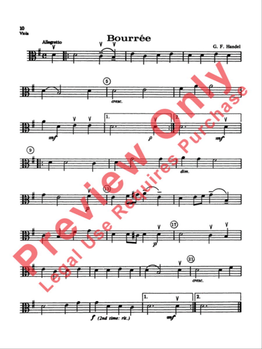 String Orchestra Accompaniments to Solos from Volumes 1 & 2 String Orchestra scores gallery preview page 7
