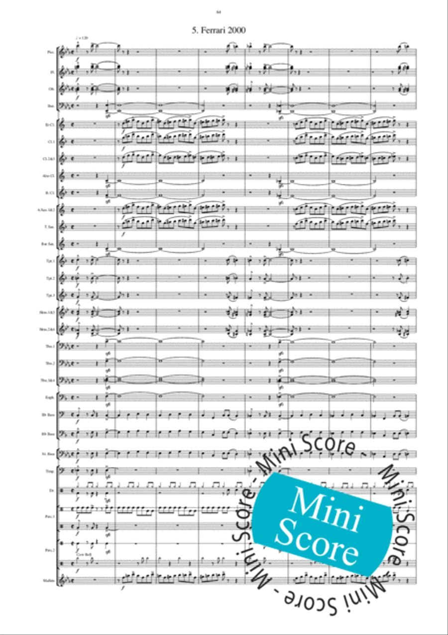 Car Concert Band scores gallery preview page 68