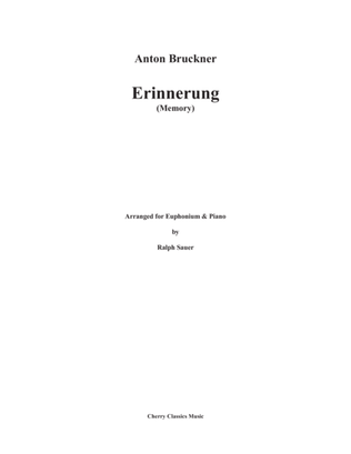 Erinnerung (Memory) for Euphonium and Piano