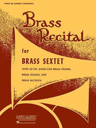 Book cover for Brass Recital (for Brass Sextet)