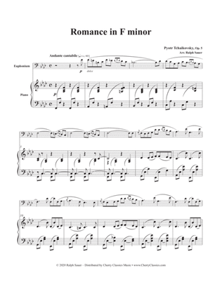 Romance in F minor, Op. 5 for Euphonium and Piano