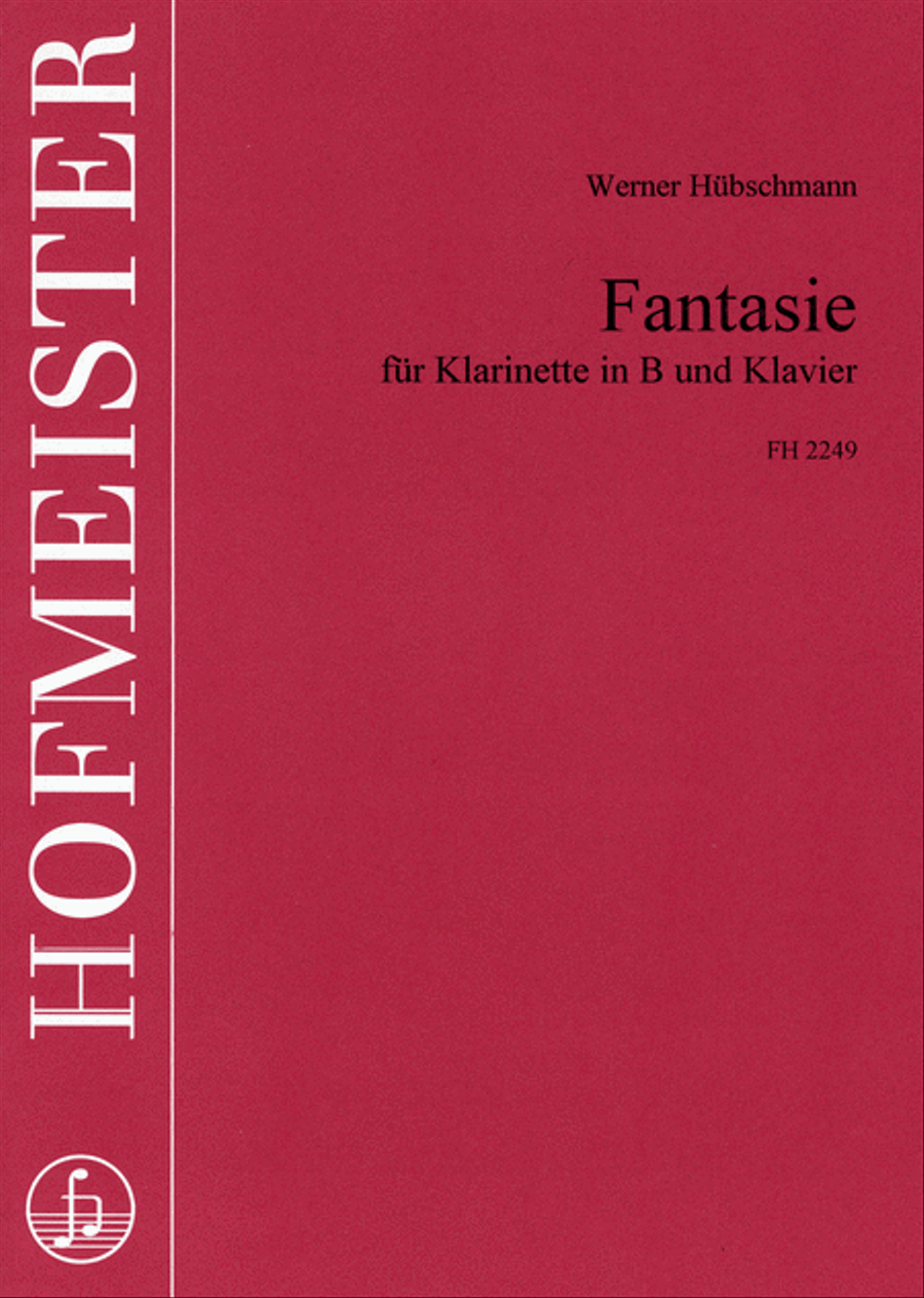 Fantasie Clarinet Solo scores gallery preview page 1