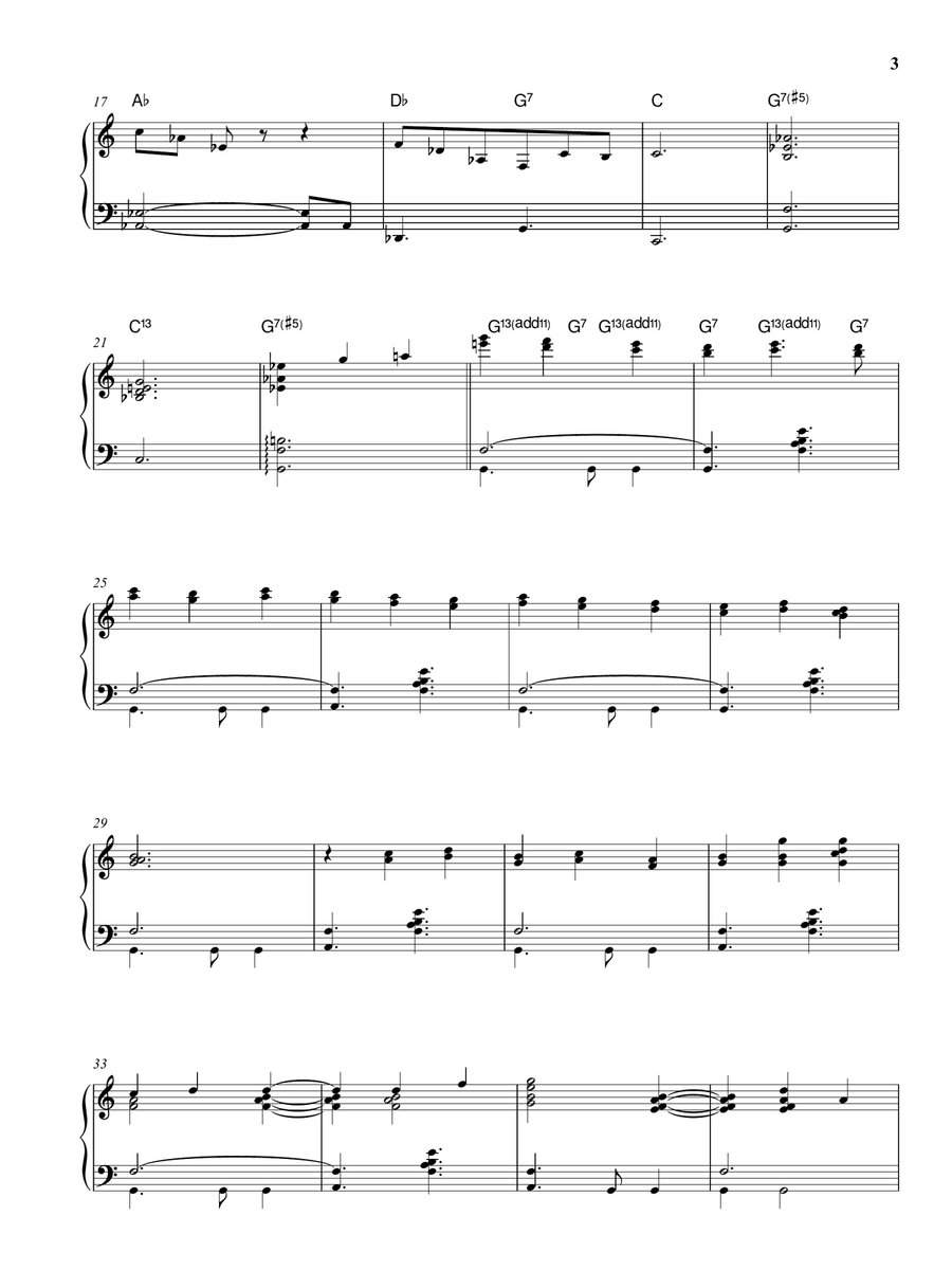 Thanksgiving Theme Piano Solo scores gallery preview page 4