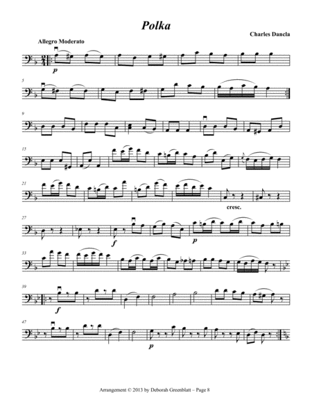 Polka Trios for Strings - Cello B