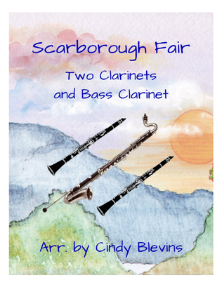 Book cover for Scarborough Fair, for Two Clarinets and Bass Clarinet