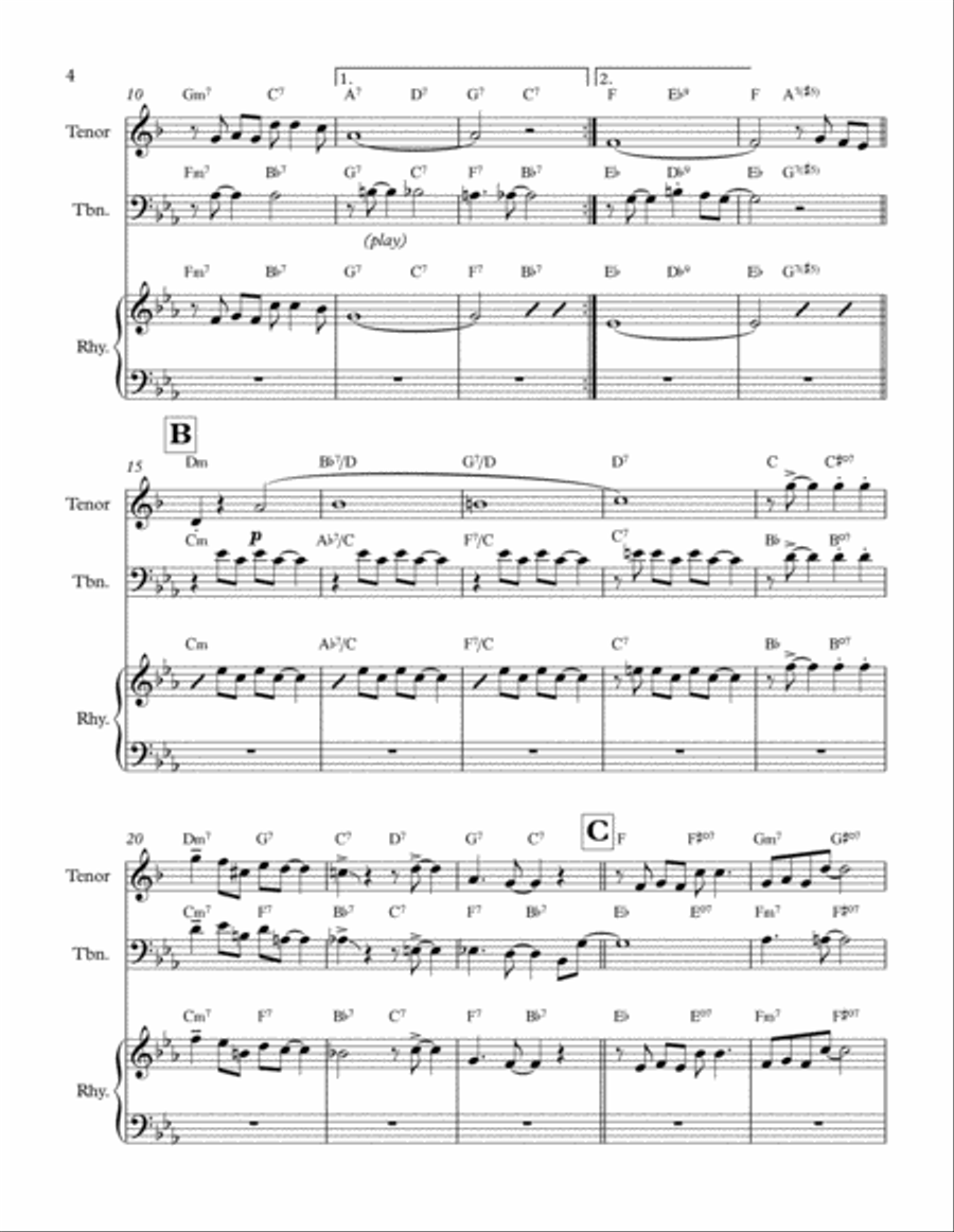 Ain't Misbehavin' Jazz Ensemble scores gallery preview page 4