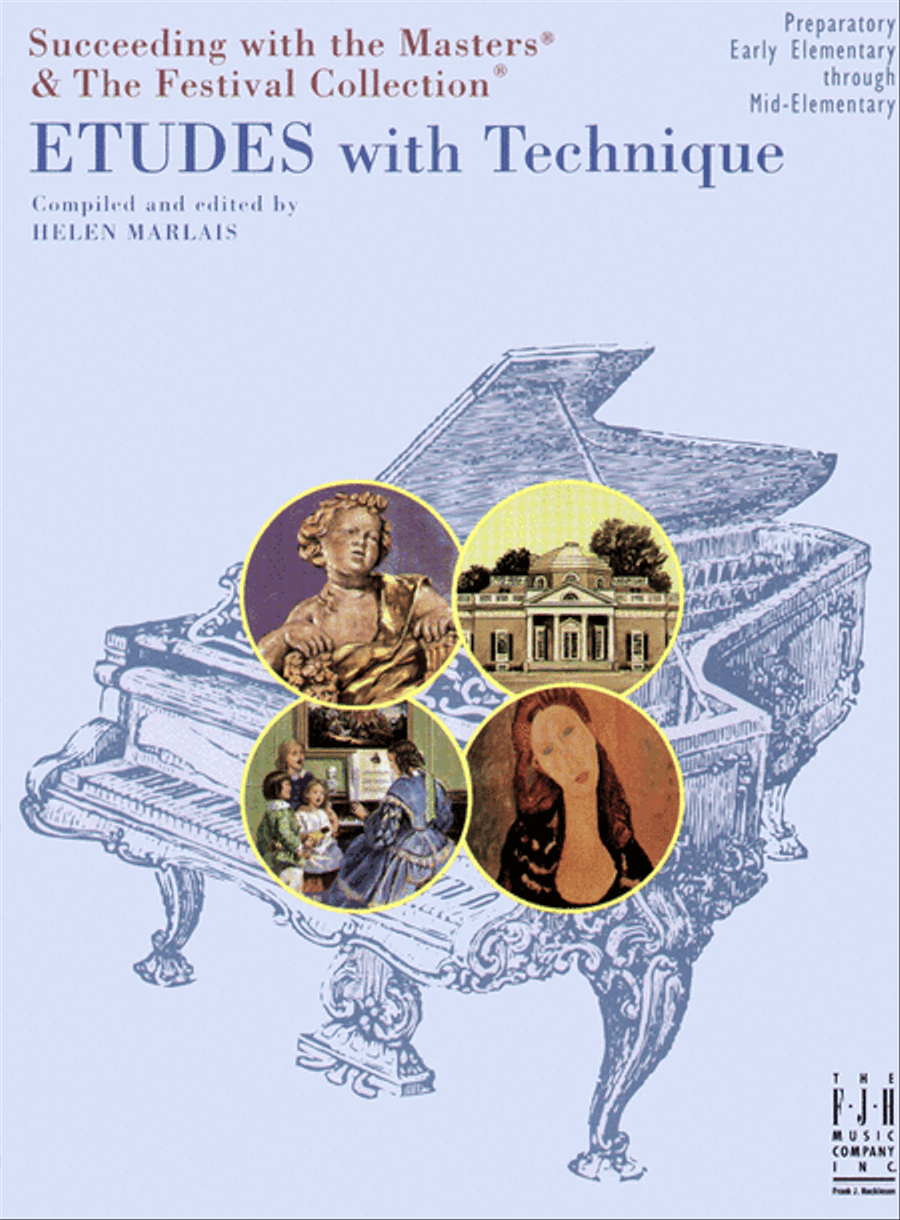 Etudes with Technique, Preparatory Piano Method scores gallery preview page 2