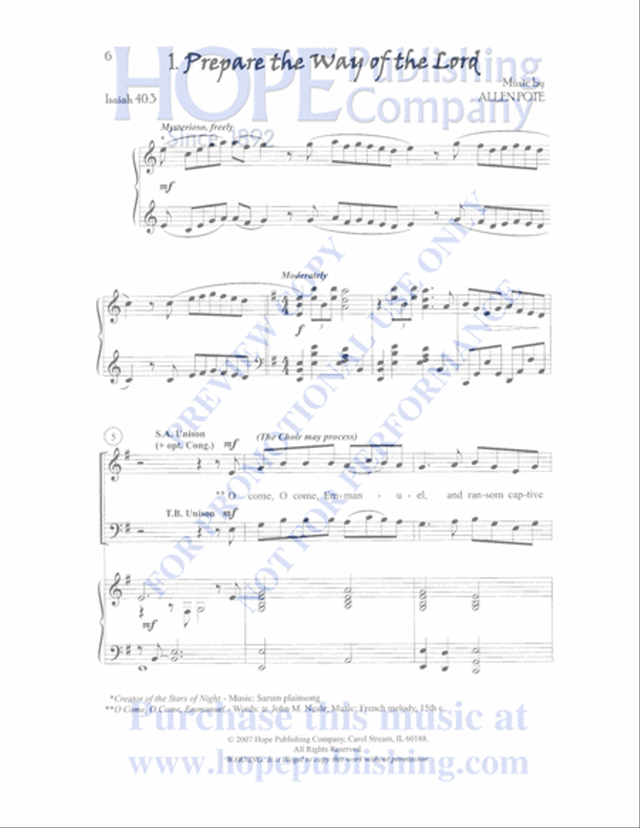 By Heaven's Light Choir scores gallery preview page 7