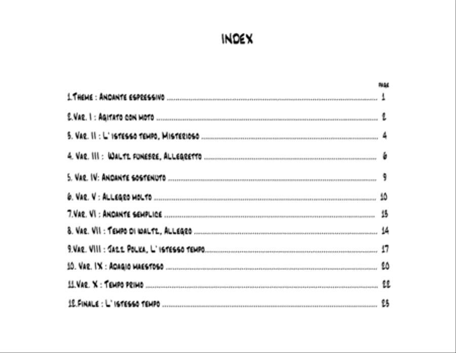 Theme and Variations for String Orchestra image number null
