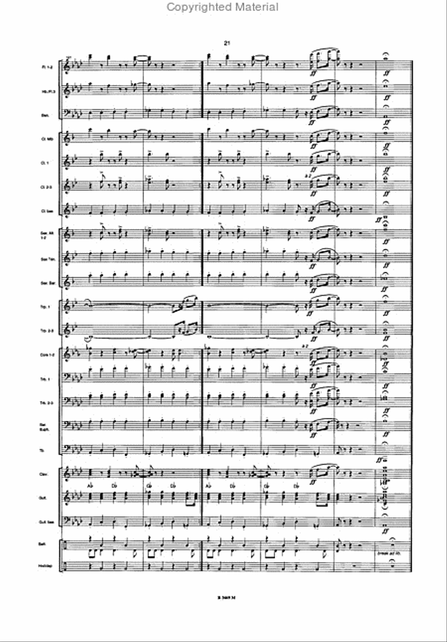 Everybody Needs Somebody To Love Concert Band scores gallery preview page 3