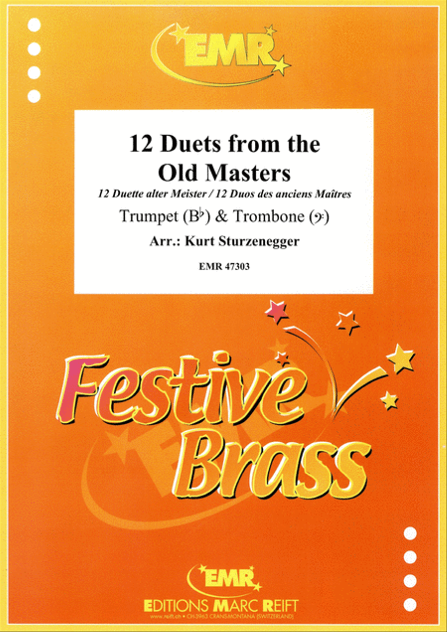 12 Duets from The Old Masters Trombone scores gallery preview page 1