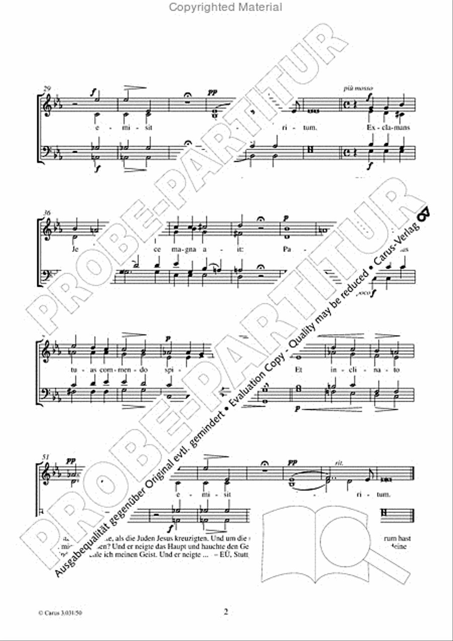 Tenebrae factae sunt 4-Part scores gallery preview page 3