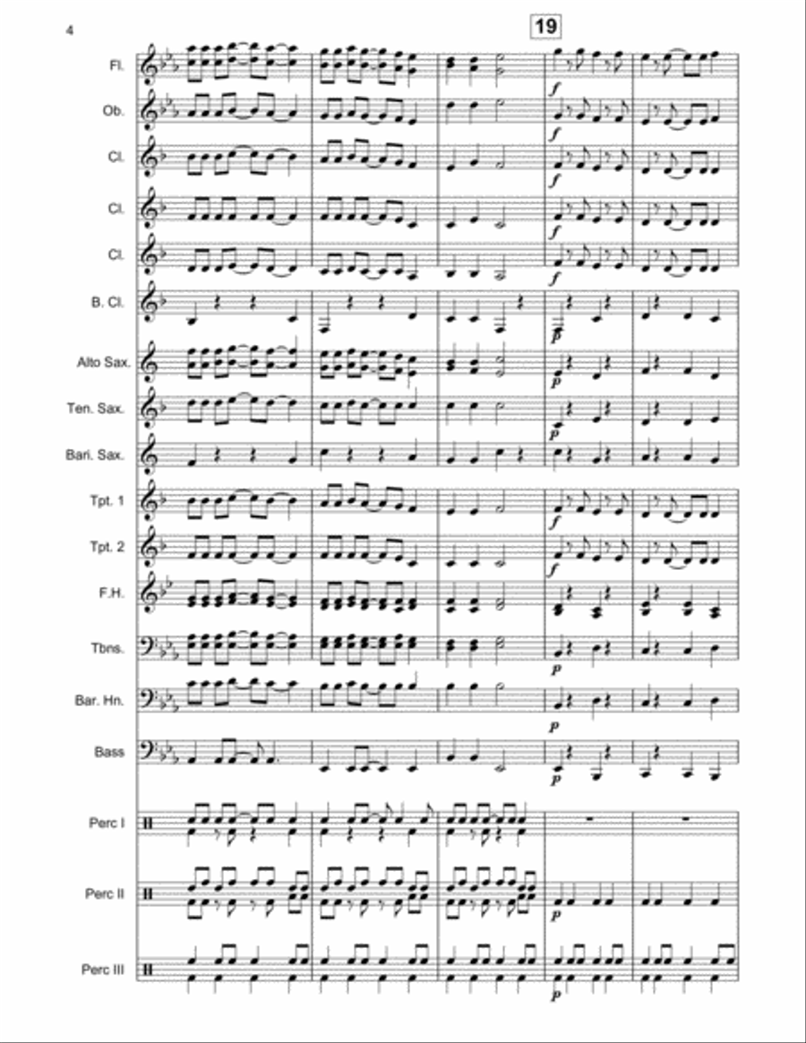 Bahama Mama Concert Band scores gallery preview page 6