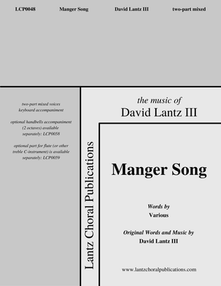 Book cover for Manger Song