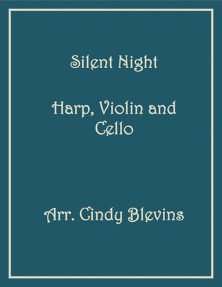 Book cover for Silent Night, for Harp, Violin and Cello