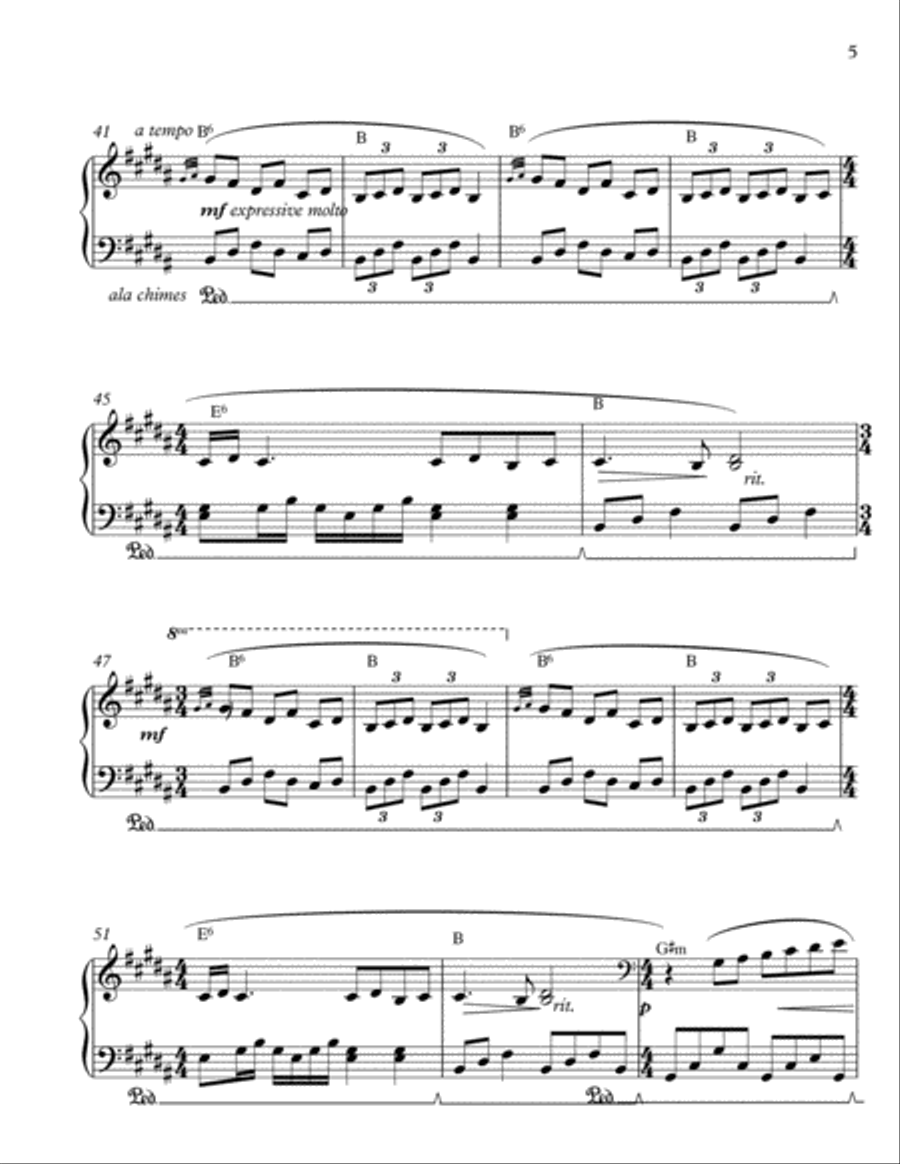 Summer Swing (Piano Solo) Piano Solo scores gallery preview page 5