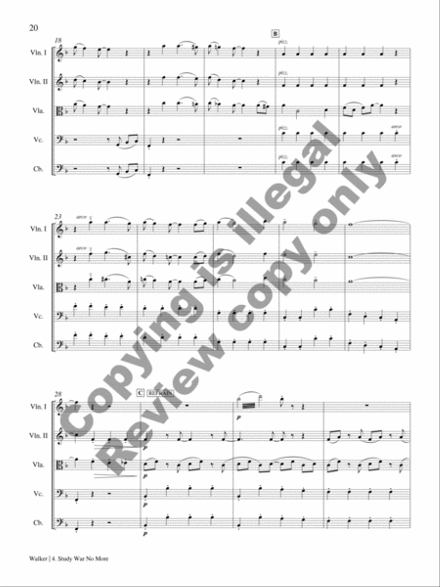 The Dove and Other Songs of Peace (Complete Set) String Orchestra scores gallery preview page 11