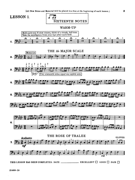 Breeze-Easy Method for Trombone or Baritone, Book 2