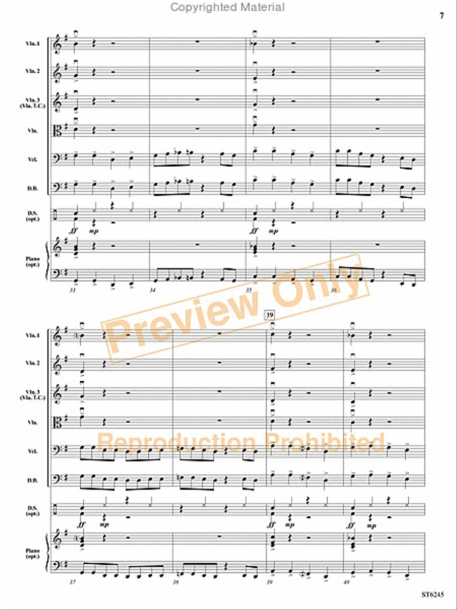 Rocket Out! String Orchestra scores gallery preview page 6