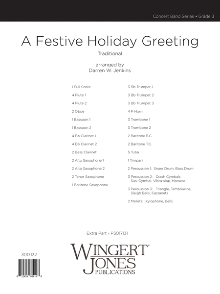 A Festive Holiday Greeting - Full Score