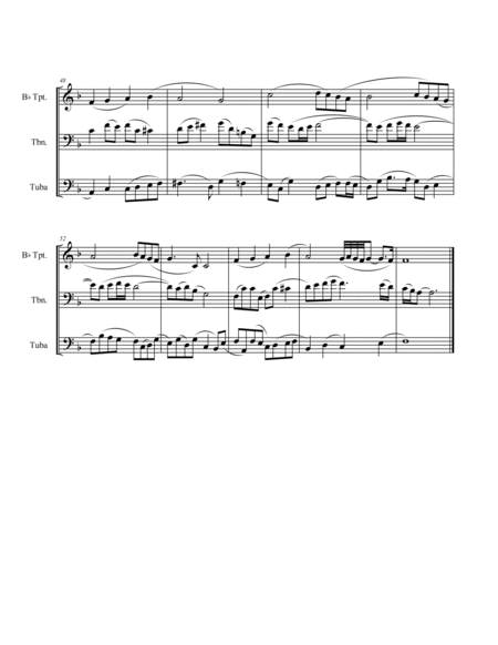 A Baker's Dozen of Christmas Brass Trios (Trumpet, Trombone, Tuba)