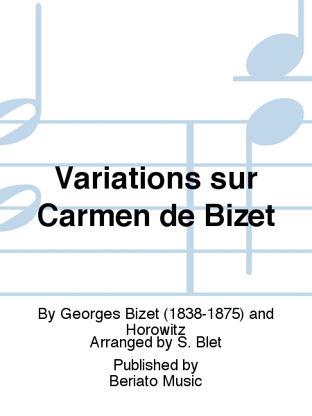 Variations sur Carmen de Bizet