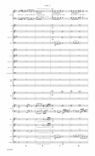 Credo - Full Orchestral Score and Parts