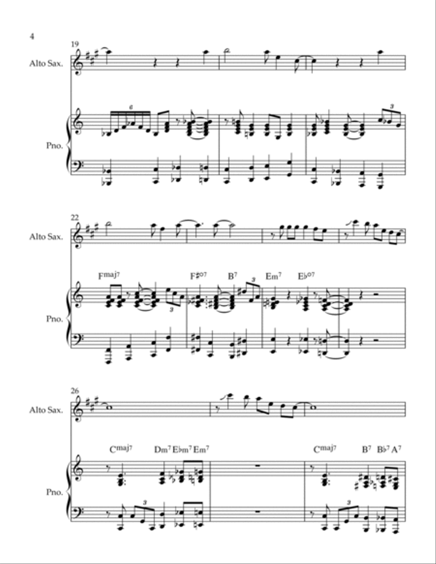 Don't Get Around Much Anymore Alto Saxophone scores gallery preview page 4