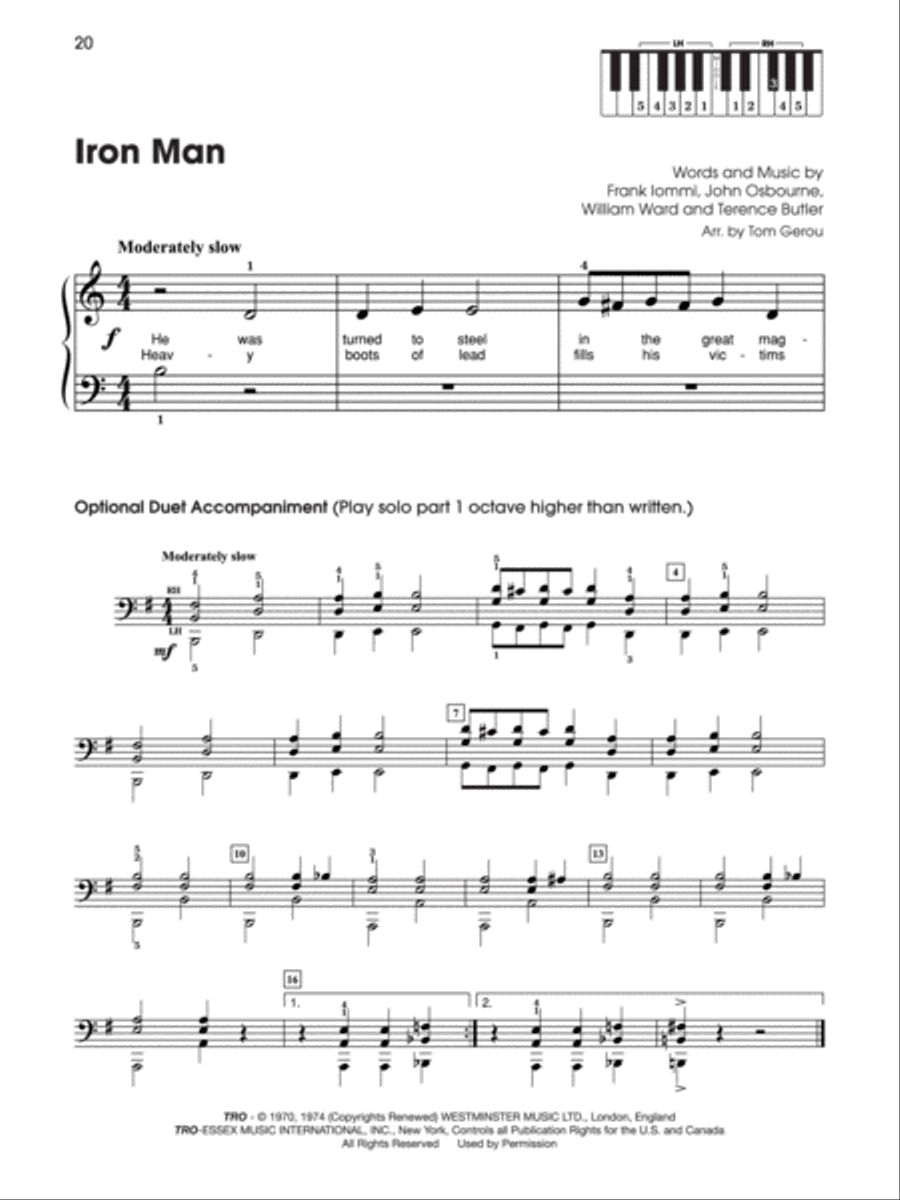 5 Finger Movie Heroes 5 Finger Movie Heroes Easy Piano scores gallery preview page 3