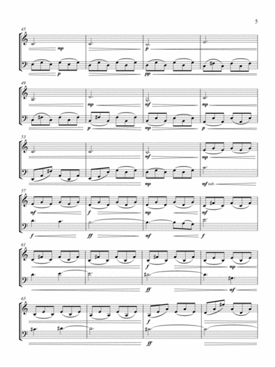 Prelude Variations Cello scores gallery preview page 5