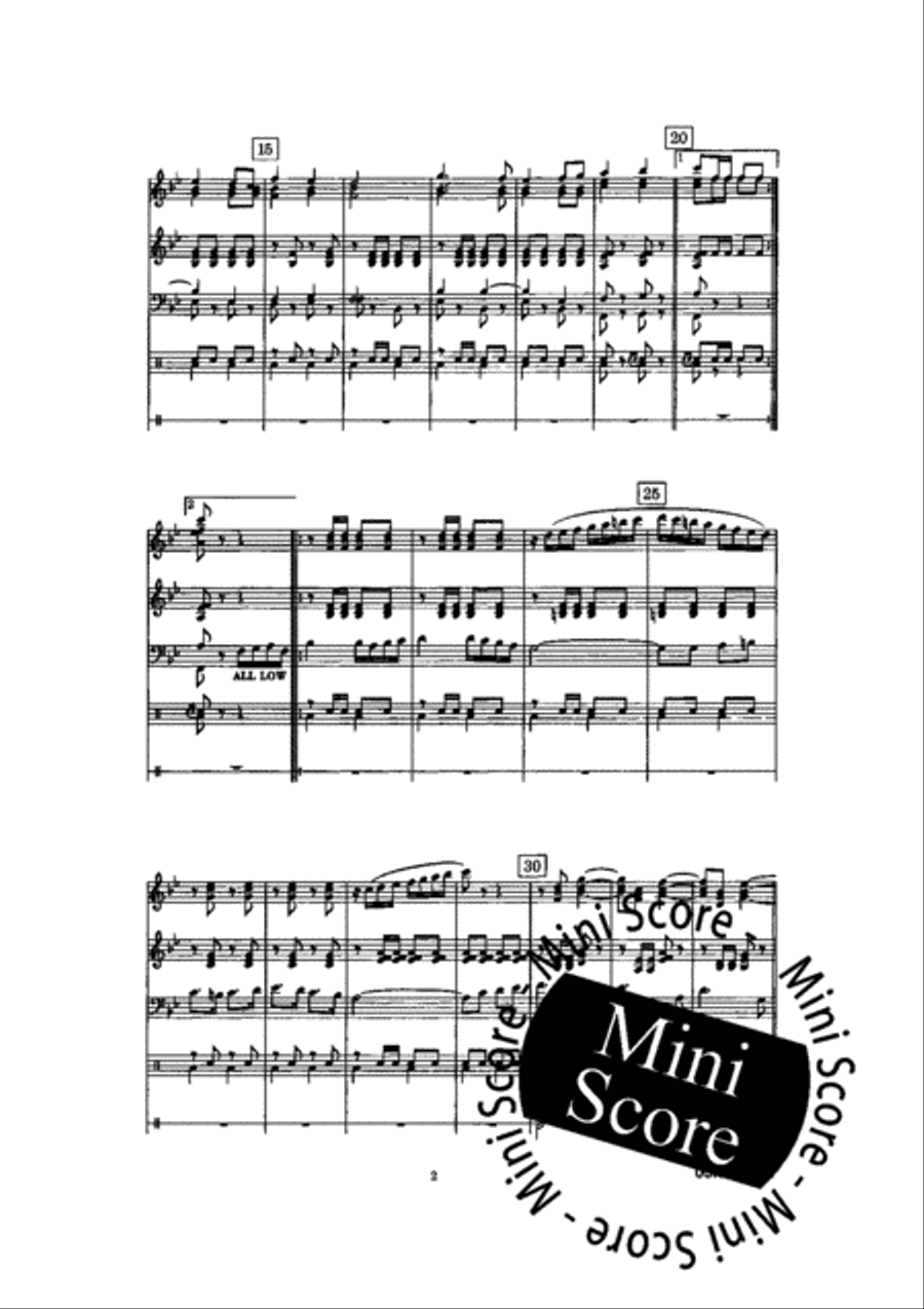 Viva la Musica Viva la Musica Fanfare Band scores gallery preview page 8