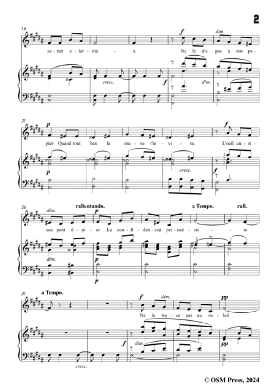 B. Godard-Discrétion,in B Major,Op.8 No.4 Voice scores gallery preview page 3
